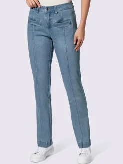 Rick Cardona Jeans|Pantalons<Jean droit nervures affinantes