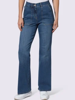Jeans|Pantalons<Jean droit qualité coton