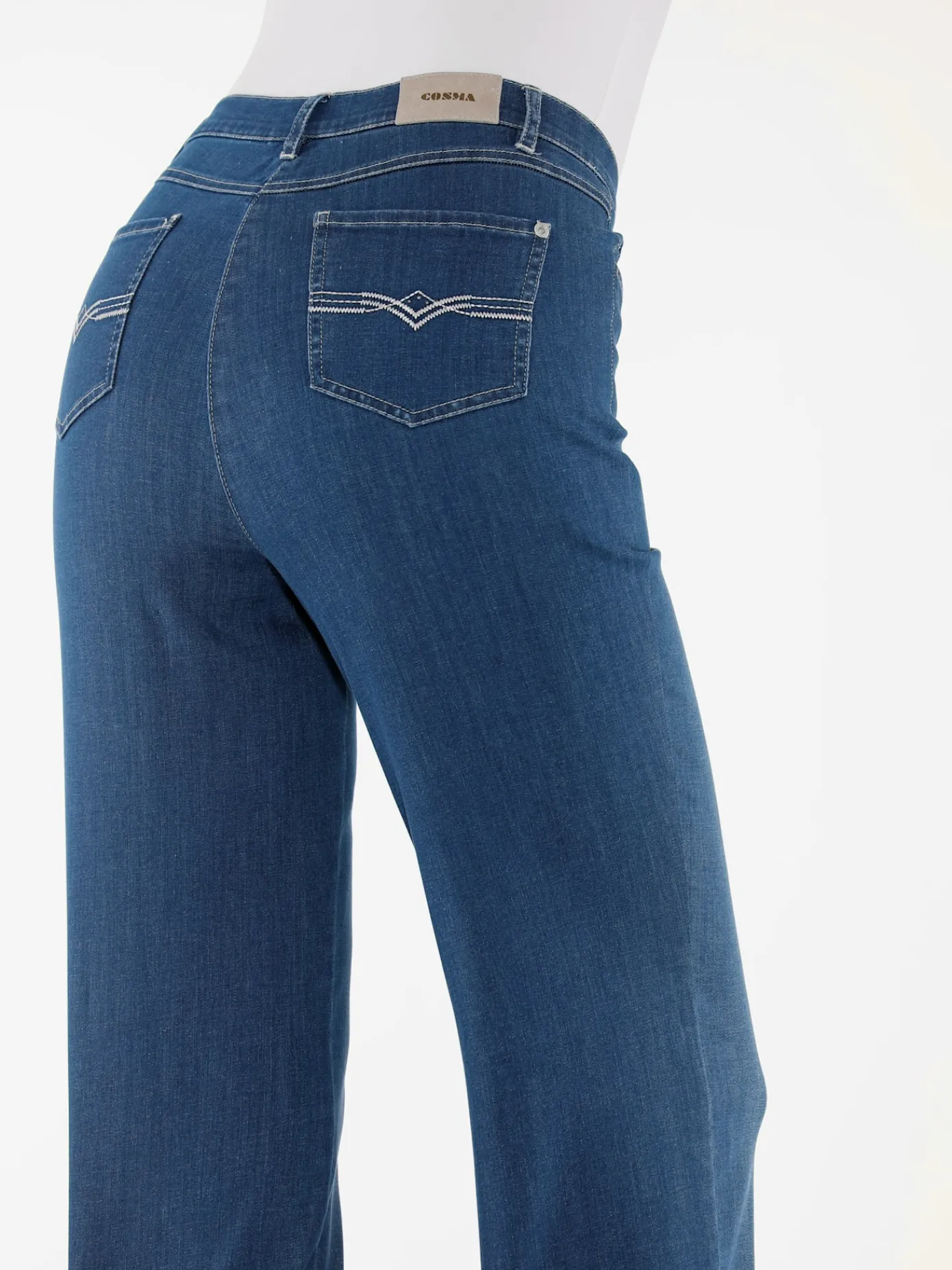 Cosma Jeans<Jean droit qualité coton