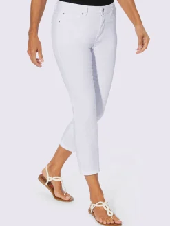 Collection L Pantalons<Jean femme 7/8 delavé