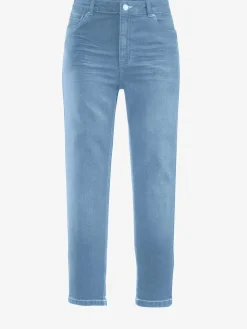 Collection L Jeans|Pantalons<Jean femme 7/8 delavé