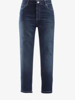 Collection L Pantalons<Jean femme 7/8 delavé