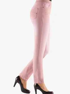 Pantalons<Jean femme confortable avec ceinture élastique