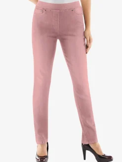 Pantalons<Jean femme confortable avec ceinture élastique