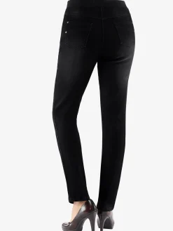 Pantalons<Jean femme confortable avec ceinture élastique