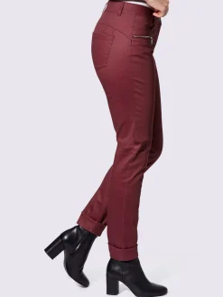 Linea Tesini Jeans|Pantalons<Jean fermetures à glissière décoratives