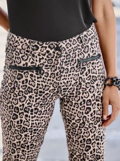 Rick Cardona Jeans|Pantalons<Jean joli motif léopard