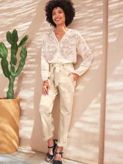 Linea Tesini Jeans|Pantalons<Jean livré avec ceinture