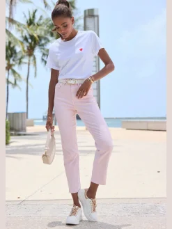 LASCANA Jeans|Pantalons<Jean longueur cheville jean court 5 poches