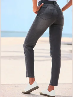 LASCANA Pantalons<Jean longueur cheville jean court 5 poches