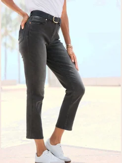 LASCANA Pantalons<Jean longueur cheville jean court 5 poches