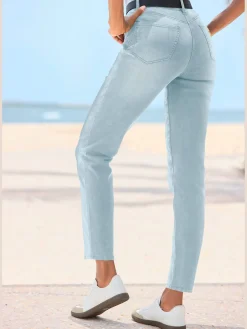 LASCANA Pantalons<Jean longueur cheville jean court 5 poches