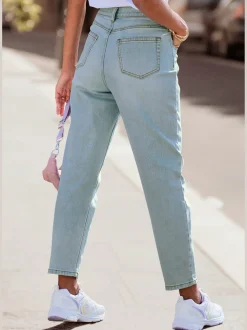 LASCANA Pantalons<Jean mom coupe ajustée au niveau des hanches