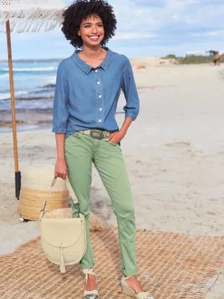 Linea Tesini Jeans|Pantalons<Jean skinny coupe 5 poches décontractée