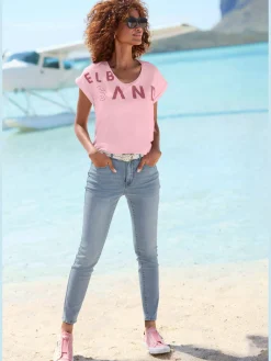 Elbsand Jeans|Pantalons<Jean slim fit coupe 5 poches classique