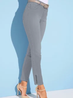 Creation L Pantalons<Jean stretch coupe féminine