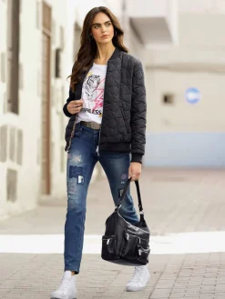 Mandarin Jeans|Pantalons<Jean superbes détails