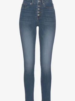 LASCANA Jeans|Pantalons<Jean taille haute jegging taille haute avec boutons