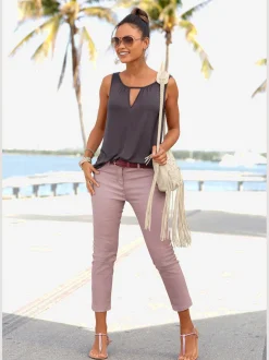 LASCANA Pantalons<Jegging 7/8 coupe étroite