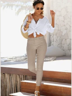 LASCANA Pantalons<Jegging 7/8 fausses poches devant