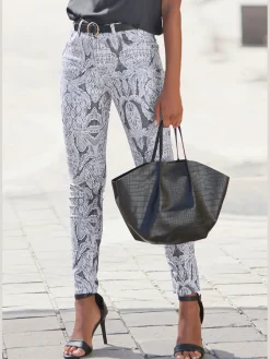 LASCANA Pantalons<Jegging 7/8 fausses poches devant, poches arrière