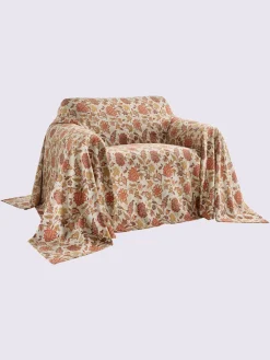 helline home Coussins Déco Et Housses<Jeté de fauteuil et jeté de canapé protection fauteuil tissée