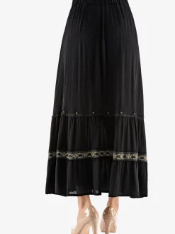 Creation L Jupes<Jupe à coupe évasée style gipsy