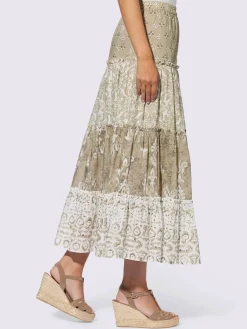 Linea Tesini Jupes<Jupe à niveaux motif imprimé exclusif