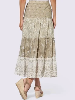 Linea Tesini Jupes<Jupe à niveaux motif imprimé exclusif