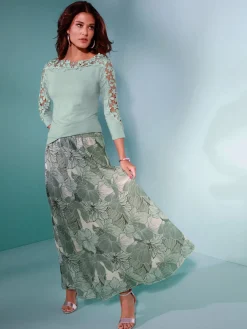 Creation L Jupes<Jupe à panneaux forme à panneaux évasée