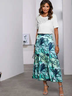 Fair Lady Jupes<Jupe à panneaux polyester recyclé