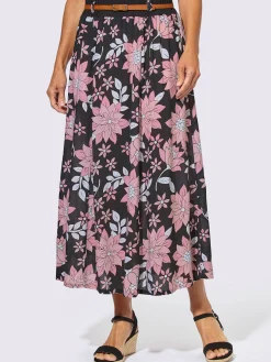 Jupes<Jupe à panneaux qualité tissée