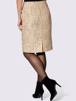 Ashley Brooke Jupes<Jupe crayon fil bouclé à paillettes