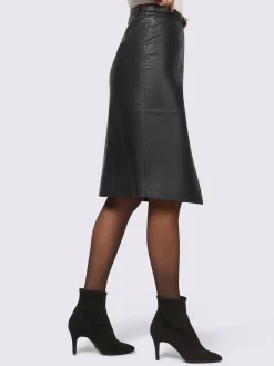 Ashley Brooke Jupes<Jupe en cuir 100% cuir agneau nappa