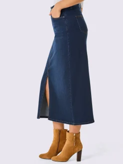 CREATION L PREMIUM Jupes<Jupe en jean qualité thermo-isolante