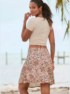 Vivance Jupes<Jupe en jersey ceinture en v devant