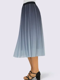 Creation L Jupes<Jupe en mousseline ceinture élastique