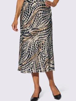 Fair Lady Jupes<Jupe en satin qualité tissée