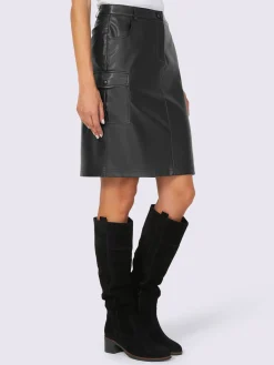 Rick Cardona Jupes<Jupe en synthétique poches cargo à fermeture boutonnée