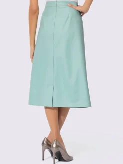 Creation L Jupes<Jupe en synthétique poignet souple