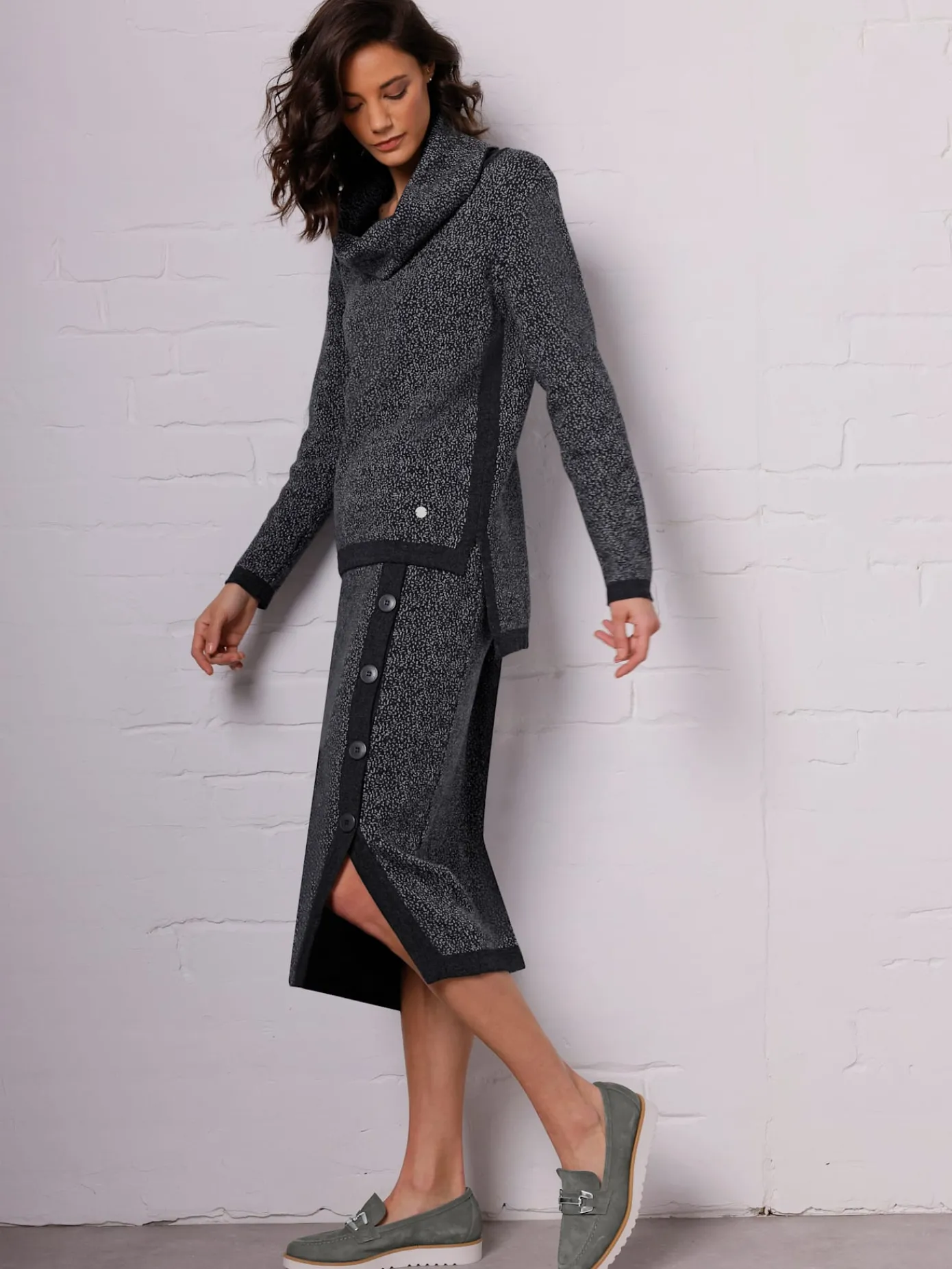 CREATION L PREMIUM Jupes<Jupe en tricot 40% laine