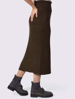 Rick Cardona Jupes<Jupe en tricot ceinture élastique confortable