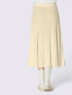 CREATION L PREMIUM Jupes<Jupe en tricot pure laine mérinos