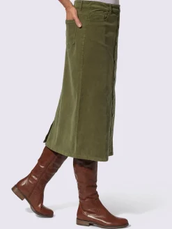 Jupes<Jupe en velours côtelé qualité coton