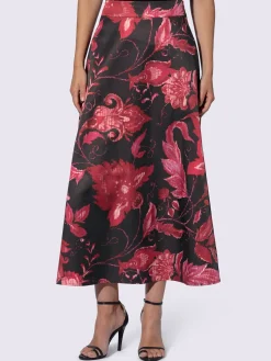 Ashley Brooke Jupes<Jupe longue avec motif floral tendance