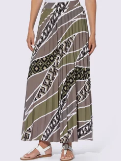 Rick Cardona Jupes<Jupe plissée motif imprimé exclusif