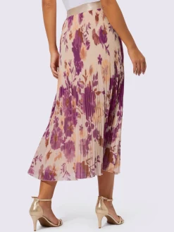 Creation L Jupes<Jupe plissée qualité tissée