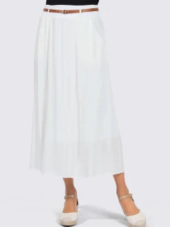 Jupes<Jupe pure viscose