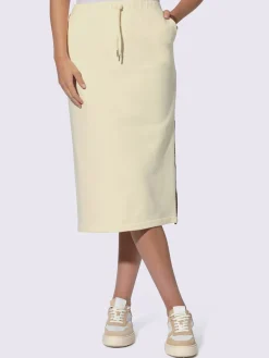 Rick Cardona Jupes<Jupe sweat ceinture élastique, coulisse et lien à nouer