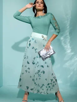 Creation L Tenues De Cérémonie|Jupes<Jupe tissée en polyester recyclé